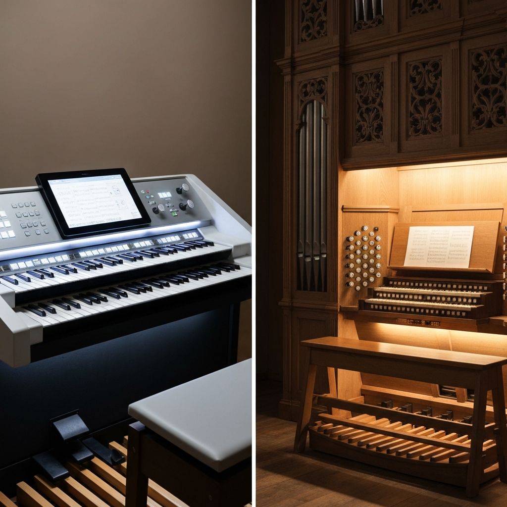 Órgão Digital vs. Órgão de Tubos: Qual a Melhor Escolha?
